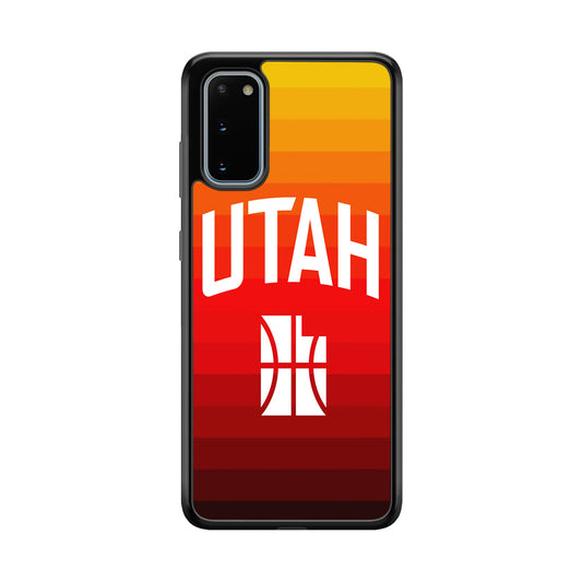 Utah Jazz Colour Gradation Samsung Galaxy S20 Case