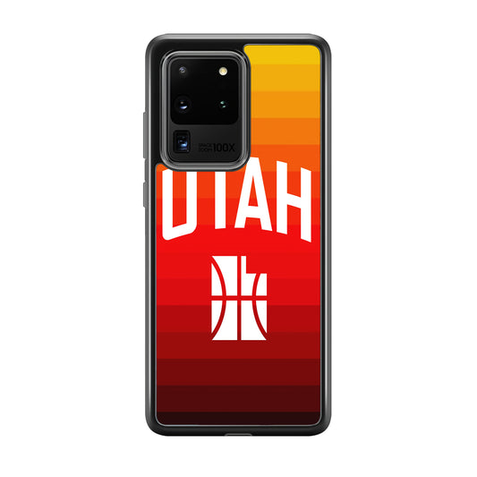 Utah Jazz Colour Gradation Samsung Galaxy S20 Ultra Case