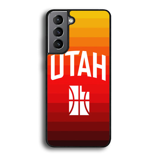 Utah Jazz Colour Gradation Samsung Galaxy S21 Case