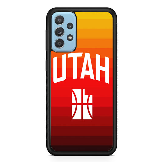 Utah Jazz Colour Gradation Samsung Galaxy A72 Case