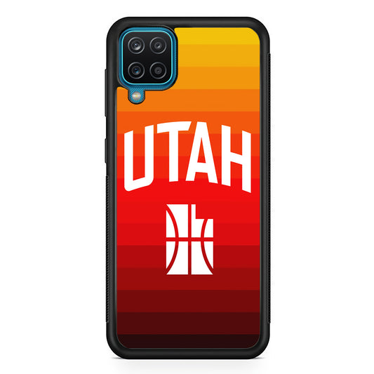 Utah Jazz Colour Gradation Samsung Galaxy A12 Case