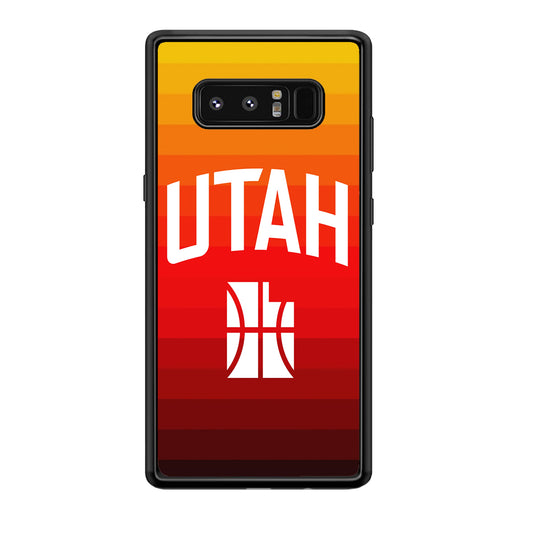 Utah Jazz Colour Gradation Samsung Galaxy Note 8 Case