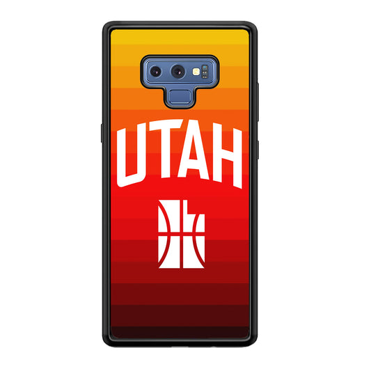 Utah Jazz Colour Gradation Samsung Galaxy Note 9 Case
