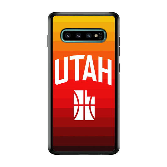 Utah Jazz Colour Gradation Samsung Galaxy S10 Case