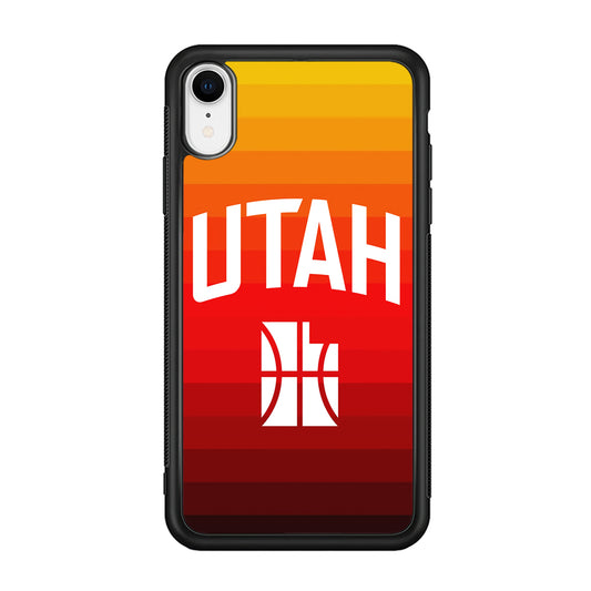 Utah Jazz Colour Gradation iPhone XR Case