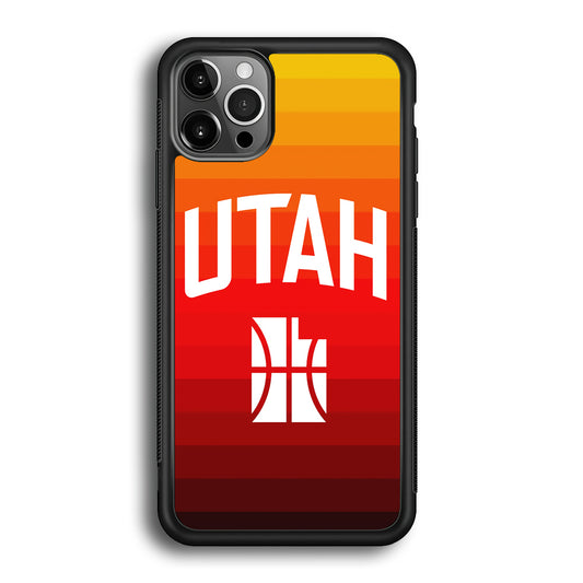 Utah Jazz Colour Gradation iPhone 12 Pro Case