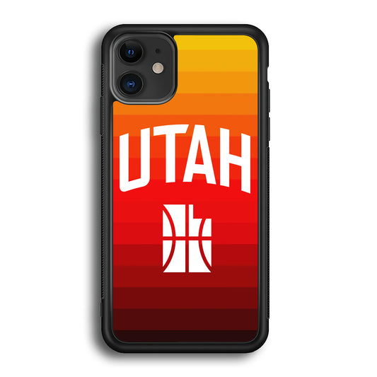 Utah Jazz Colour Gradation iPhone 12 Case