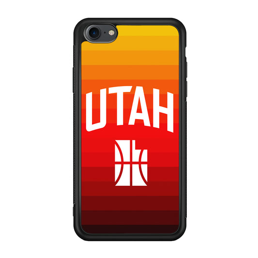 Utah Jazz Colour Gradation iPhone 8 Case