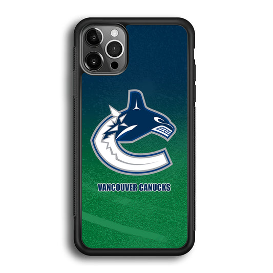 Vancouver Canucks Blue Green Gradation iPhone 12 Pro Max Case