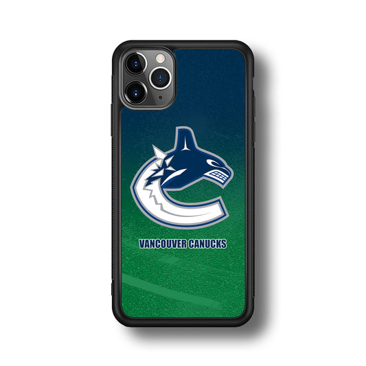 Vancouver Canucks Blue Green Gradation iPhone 11 Pro Max Case