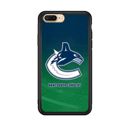 Vancouver Canucks Blue Green Gradation iPhone 8 Plus Case