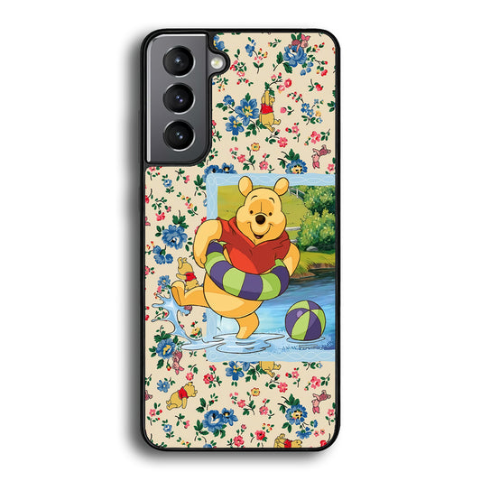 Winnie The Pooh Water Play Samsung Galaxy S21 Plus Case