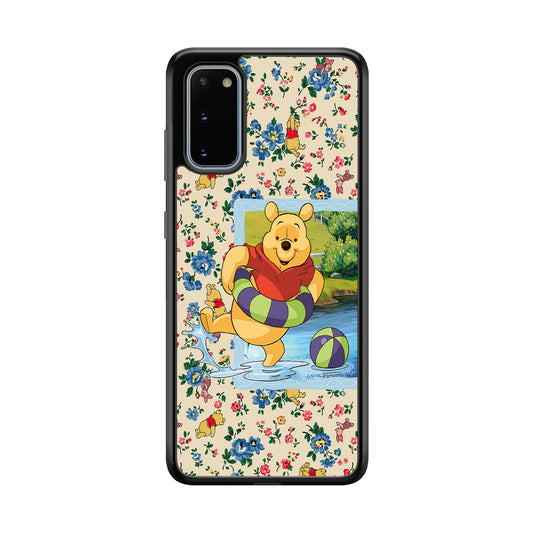 Winnie The Pooh Water Play Samsung Galaxy S20 Case