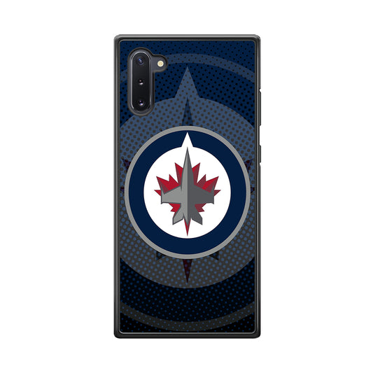 Winnipeg Jets Logo And Shadows Samsung Galaxy Note 10 Case