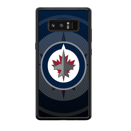 Winnipeg Jets Logo And Shadows Samsung Galaxy Note 8 Case