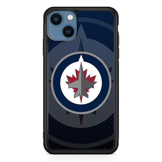 Winnipeg Jets Logo And Shadows iPhone 13 Case