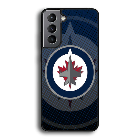 Winnipeg Jets Logo And Shadows Samsung Galaxy S21 Plus Case