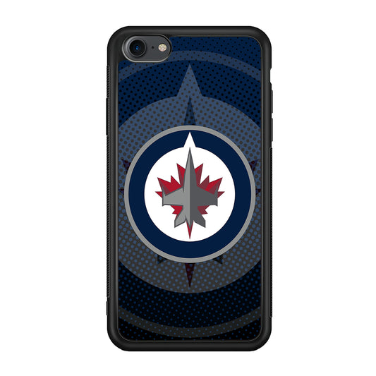 Winnipeg Jets Logo And Shadows iPhone 8 Case