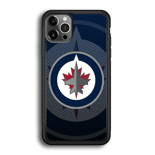 Winnipeg Jets Logo And Shadows iPhone 12 Pro Max Case