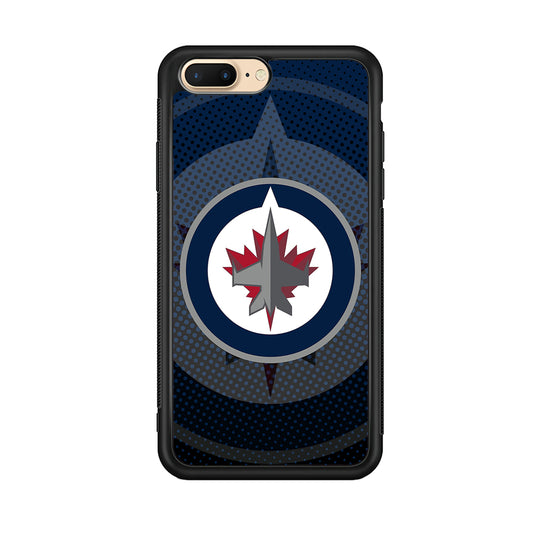 Winnipeg Jets Logo And Shadows iPhone 8 Plus Case