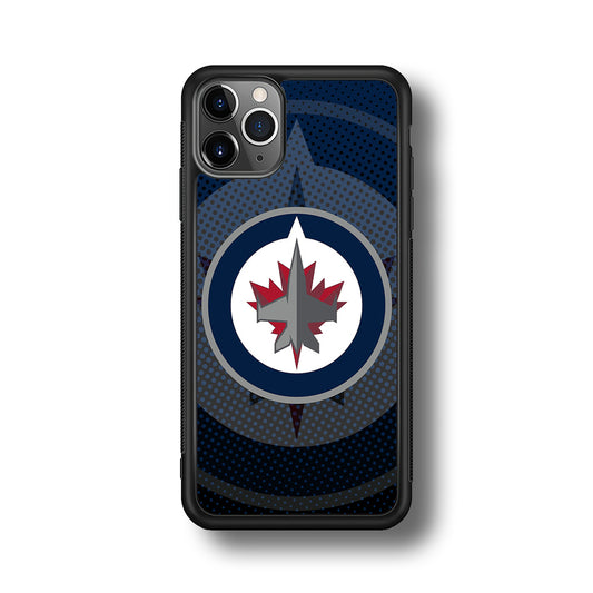 Winnipeg Jets Logo And Shadows iPhone 11 Pro Max Case
