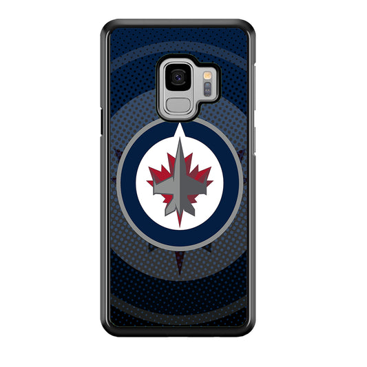 Winnipeg Jets Logo And Shadows Samsung Galaxy S9 Case
