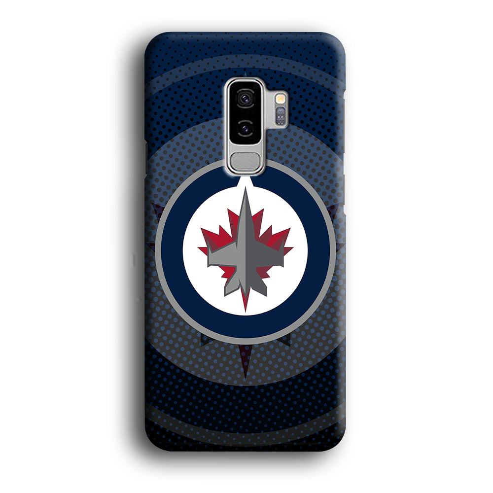 Winnipeg Jets Logo And Shadows Samsung Galaxy S9 Plus Case