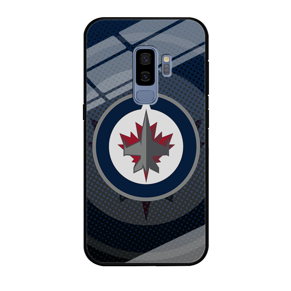 Winnipeg Jets Logo And Shadows Samsung Galaxy S9 Plus Case