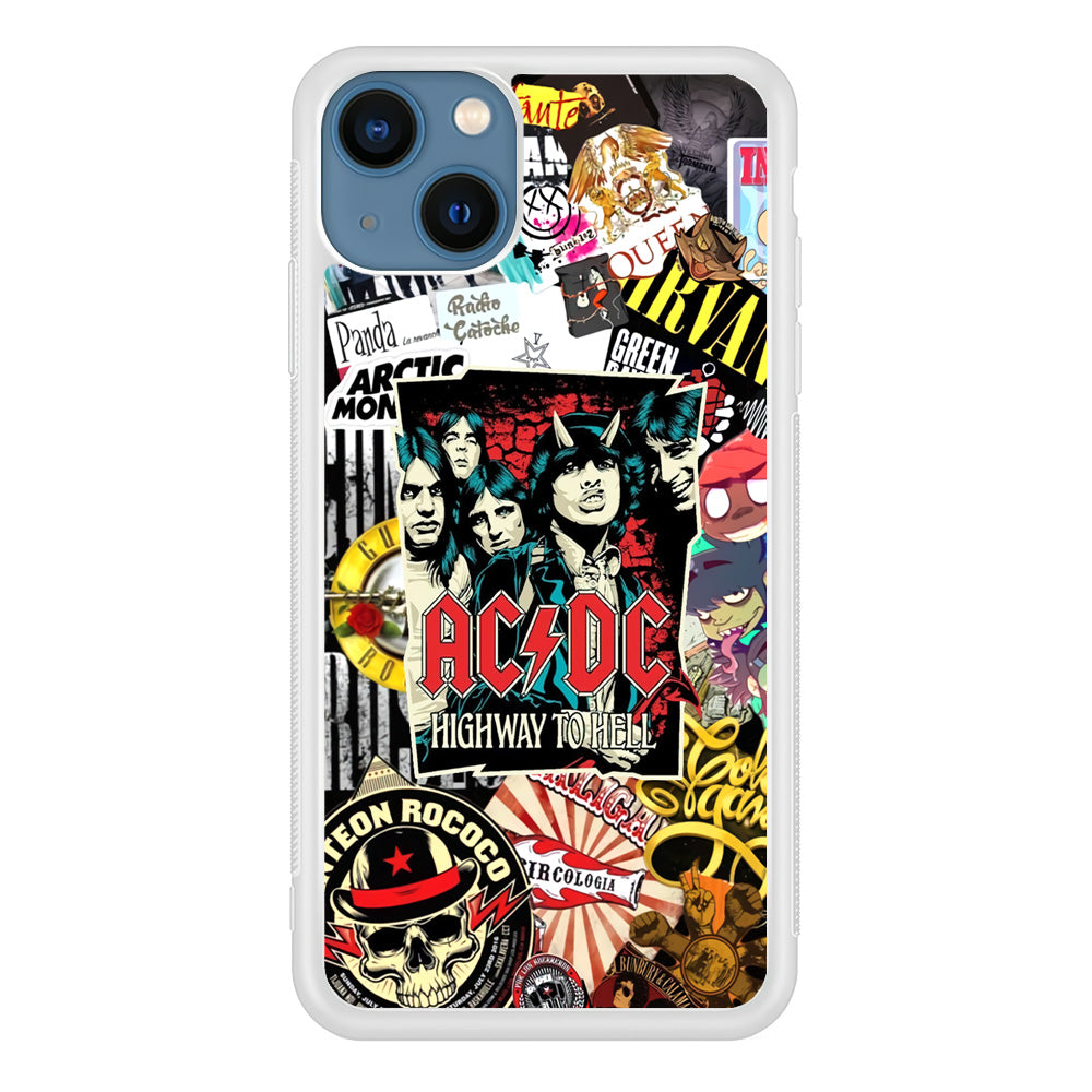ACDC on Highway To Hell iPhone 13 Case
