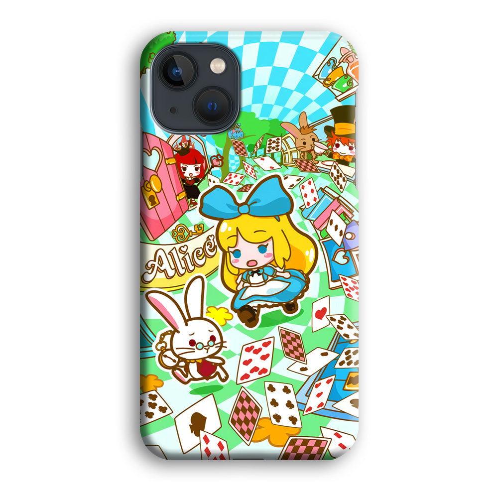 Alice In Wonderland Play Card iPhone 13 Case