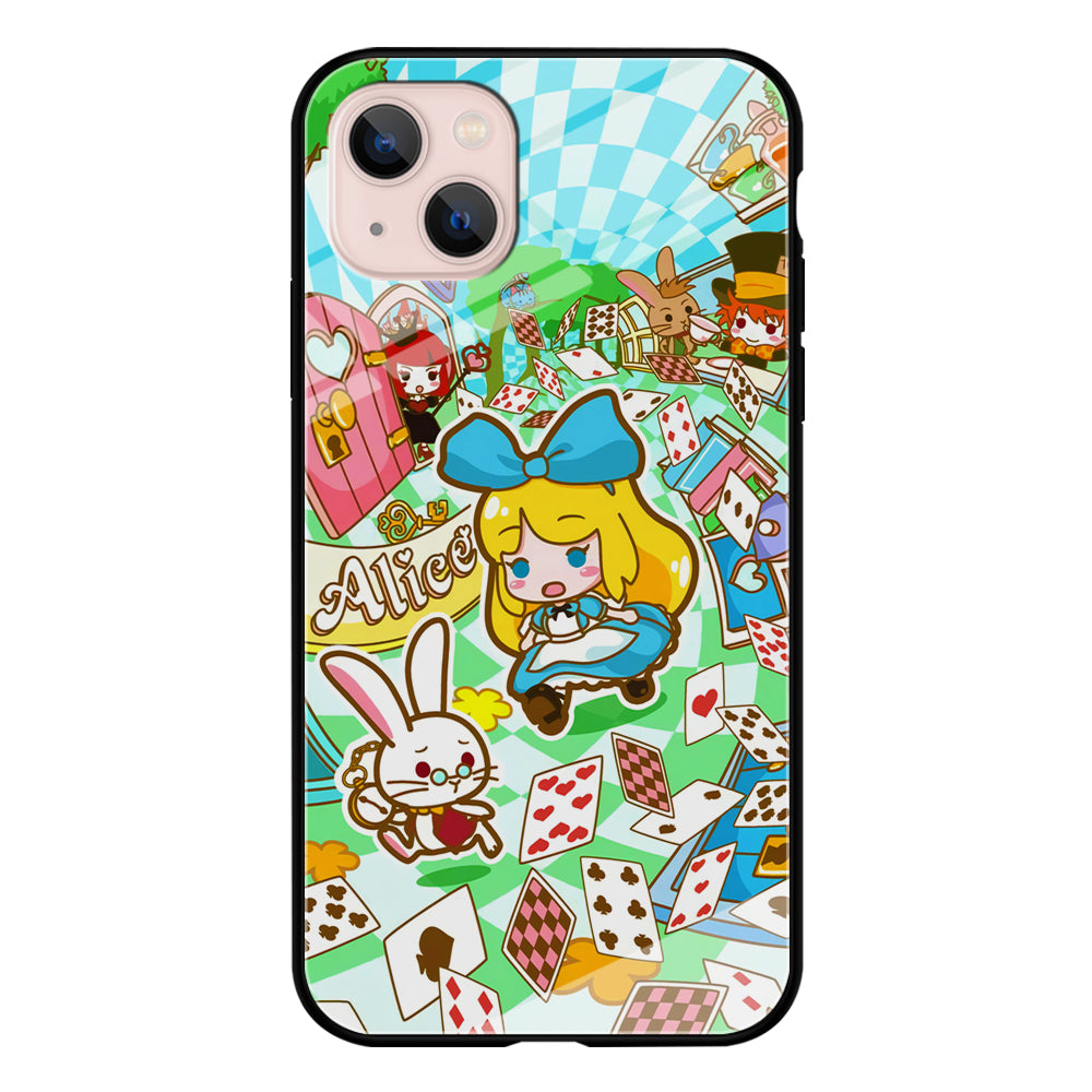 Alice In Wonderland Play Card iPhone 13 Case