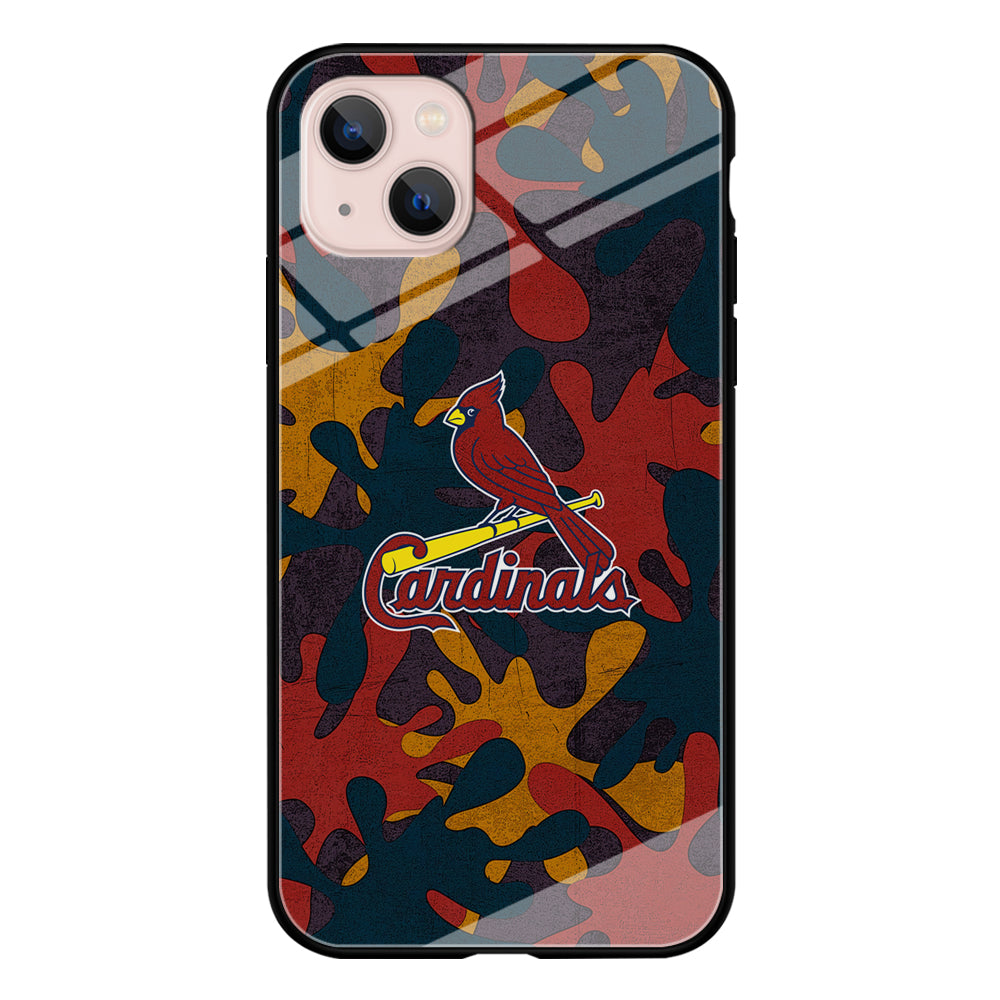 Arizona Cardinals Camo and Emblem iPhone 13 Case
