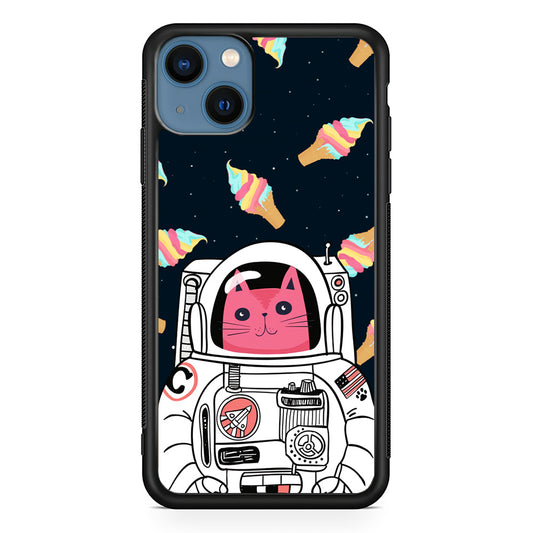 Astrocat in Planet of Ice Cream iPhone 13 Case