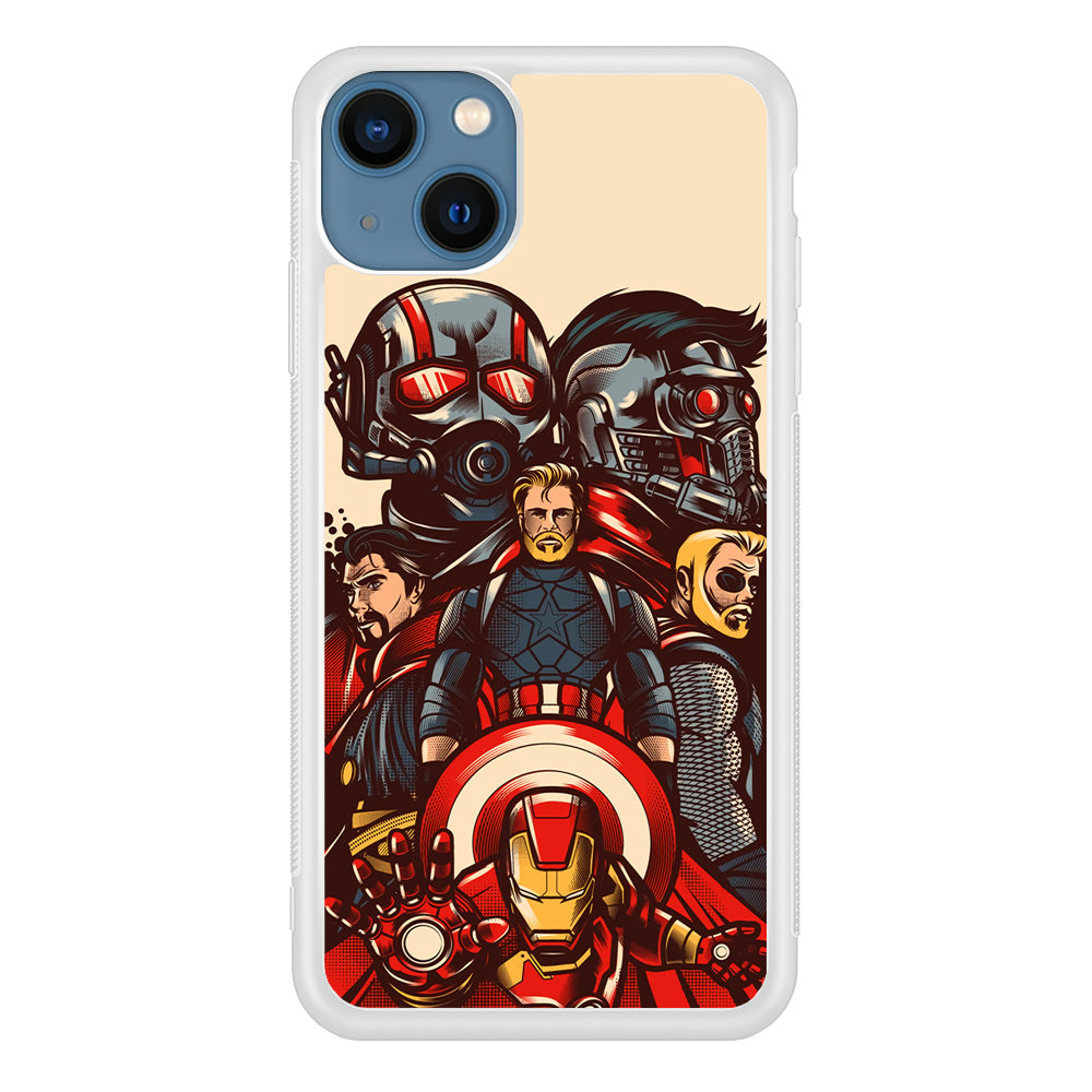 Avenger Ironman and Team iPhone 13 Case