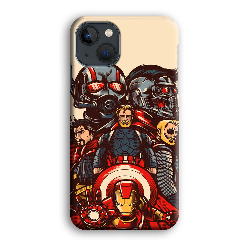 Avenger Ironman and Team iPhone 13 Case