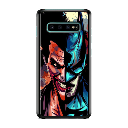 Batman Half Face Joker Samsung Galaxy S10 Case - carneyforia