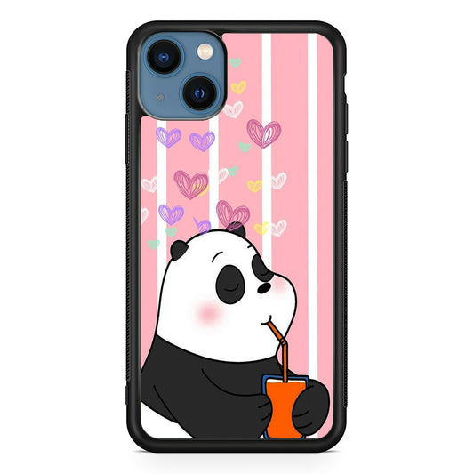 Bear Bare Enjoy Drinking iPhone 13 Case