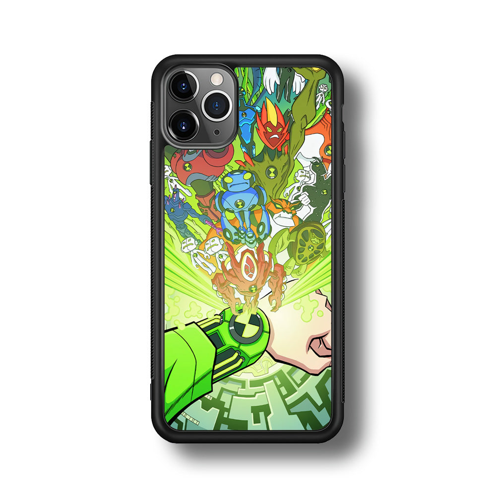 Ben 10 Omnitrix All Hero iPhone 11 Pro Max Case