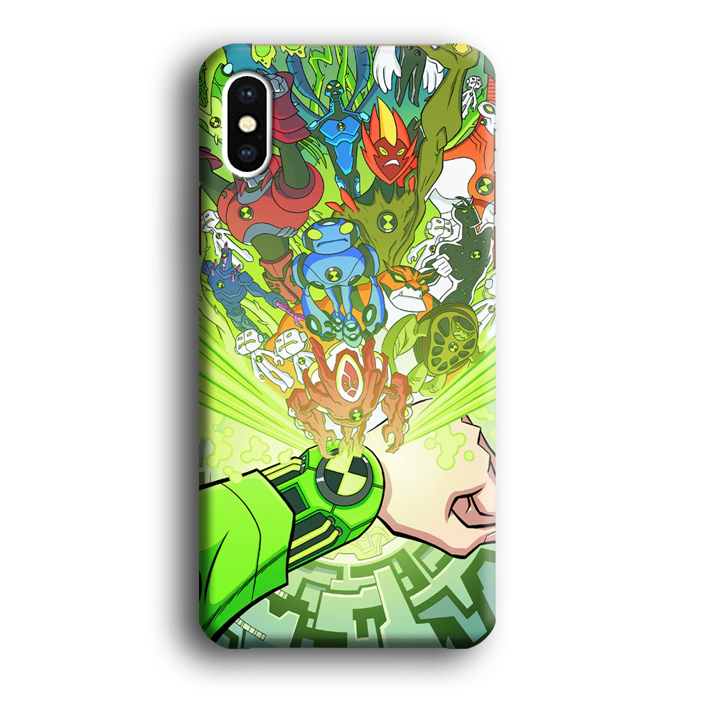 Ben 10 Omnitrix All Hero iPhone XS Case