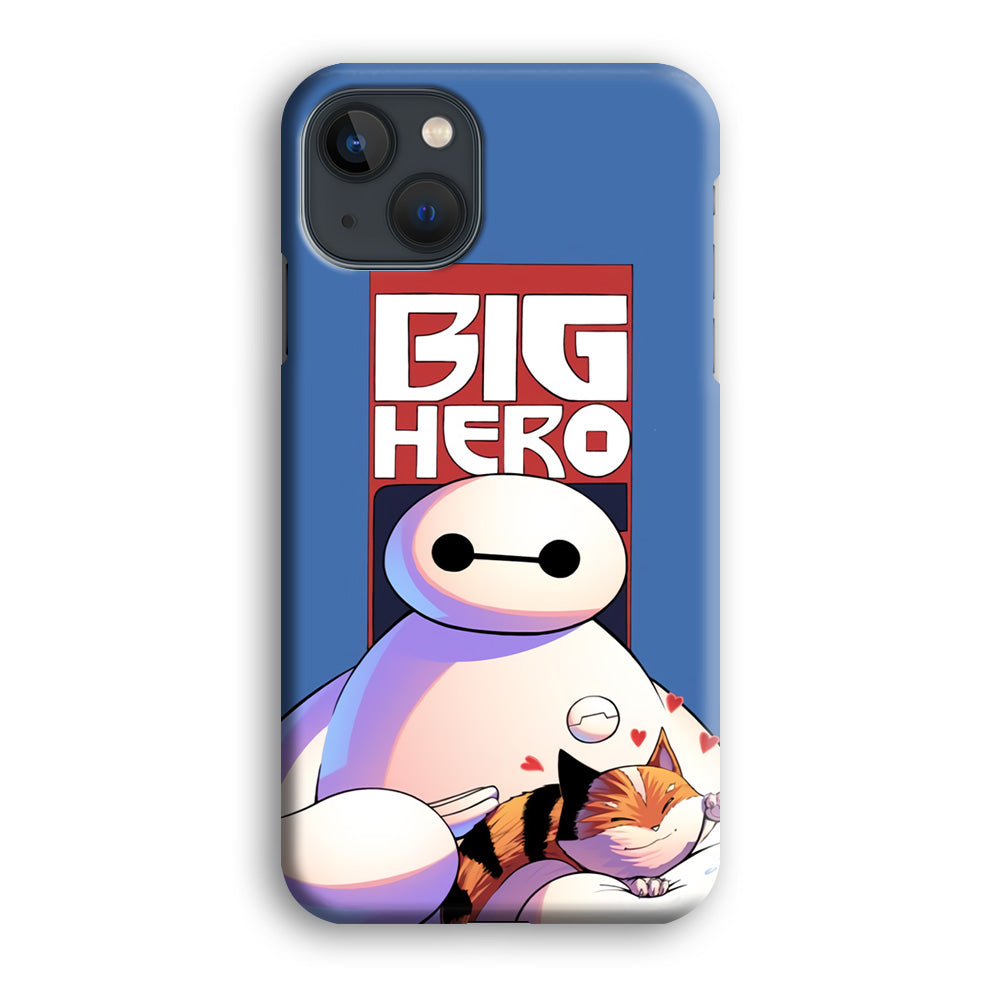 Big 6 Hero Baymax And Cat iPhone 13 Case