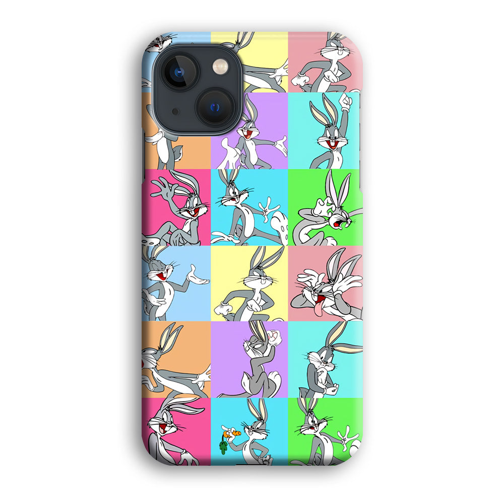 Bugs Bunny Fun Colour Collage iPhone 13 Case