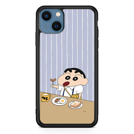 Crayon Shinchan Take a Breakfast iPhone 13 Case