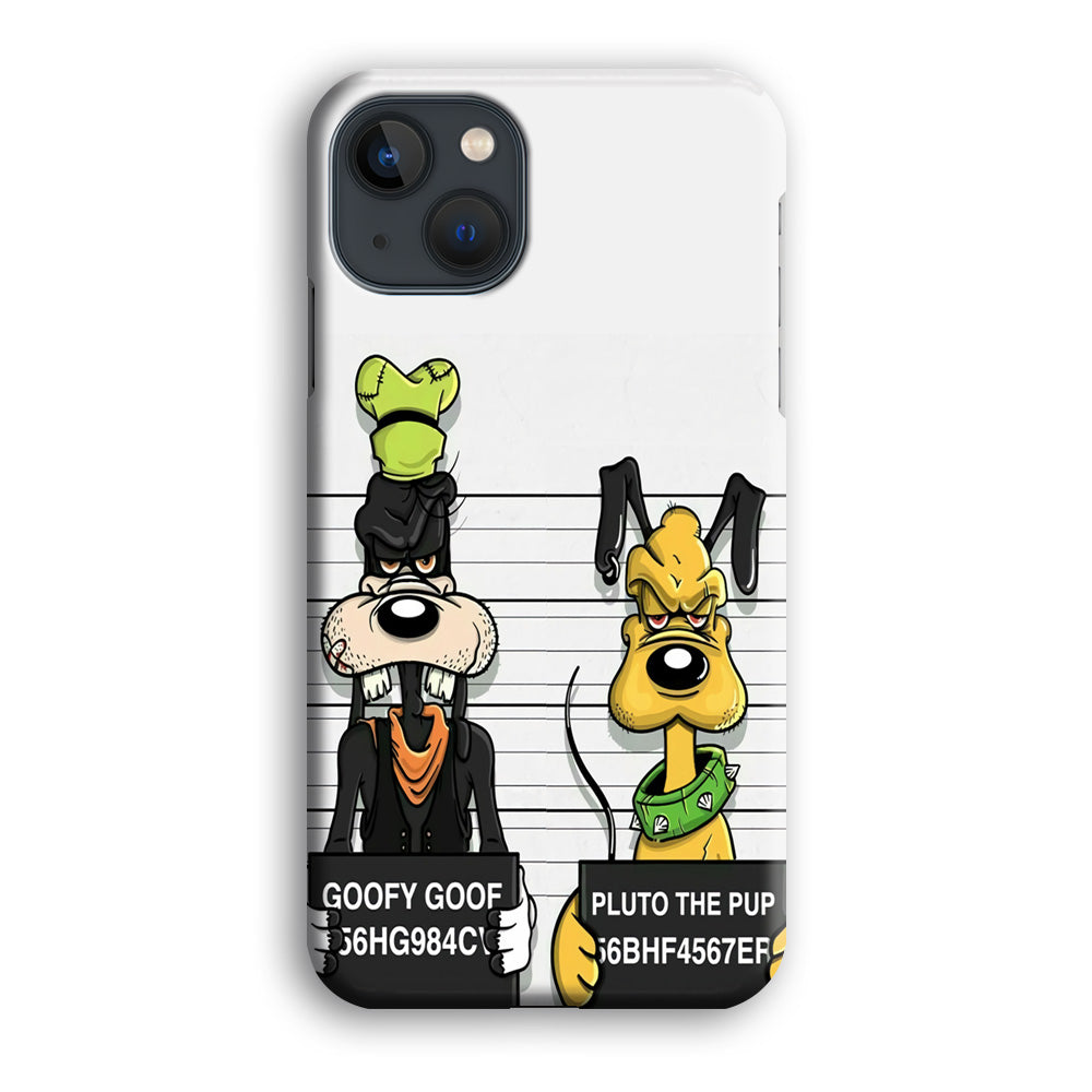 Goofy and Pluto Get Caught iPhone 13 Case