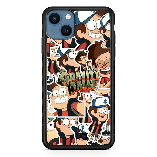 Gravity Falls Smile Collage from Dipper iPhone 13 Case