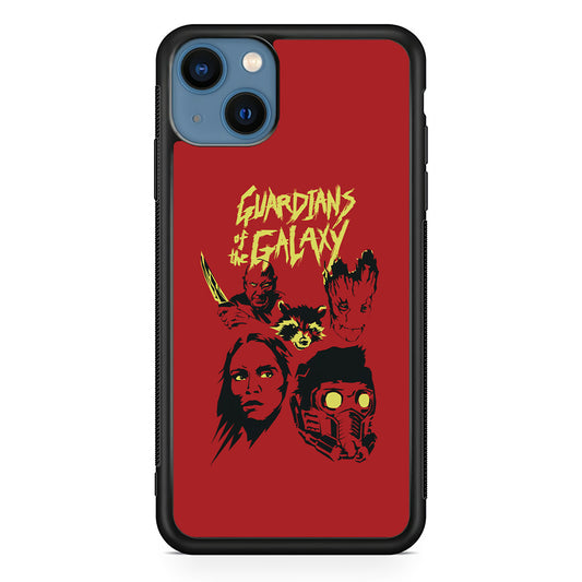 Guardians of The Galaxy Five Silhouette iPhone 13 Case
