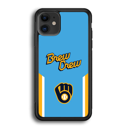 Milwaukee Brewers Brew Crew Jersey iPhone 12 Case
