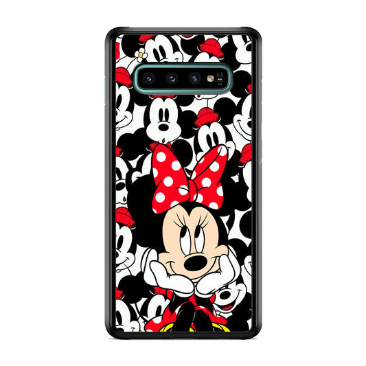 Minnie Mouse Beautiful with You Samsung Galaxy S10 Plus Case