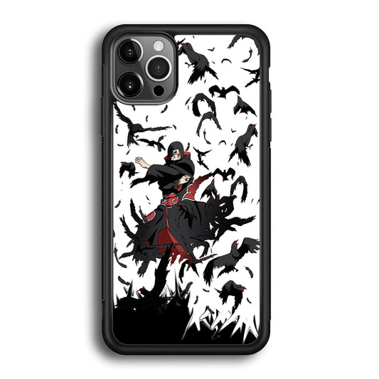 Naruto Itachi Uchiha Flying Bird iPhone 12 Pro Case