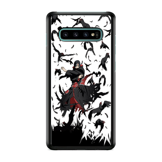 Naruto Itachi Uchiha Flying Bird Samsung Galaxy S10 Plus Case