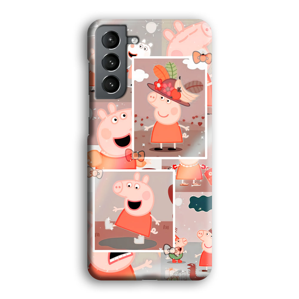 Peppa Pig Aesthetic In Frame Samsung Galaxy S21 Case